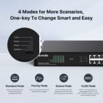 Tenda 28 Port Gigabit PoE Switch - Image 2