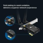 TP-Link WiFi 6 PCIe WiFi Card for Desktop PC- - Image 2