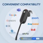 DECT Wireless Headset WH63 E2,Teams Certified,Single Ear(Mono) - Image 4