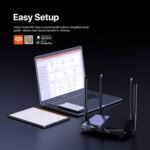 AC1200 Smart WiFi Router, High Speed Dual Band Wireless Internet Router - Image 3