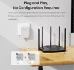 Tenda AV1000 Powerline Adapter Kit with Gigabit Ports - Image 4