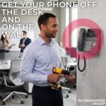 Grandstream Phone Wall Mount Bracket for GRP2612/GRP2613 Desk Phones Only - Image 3