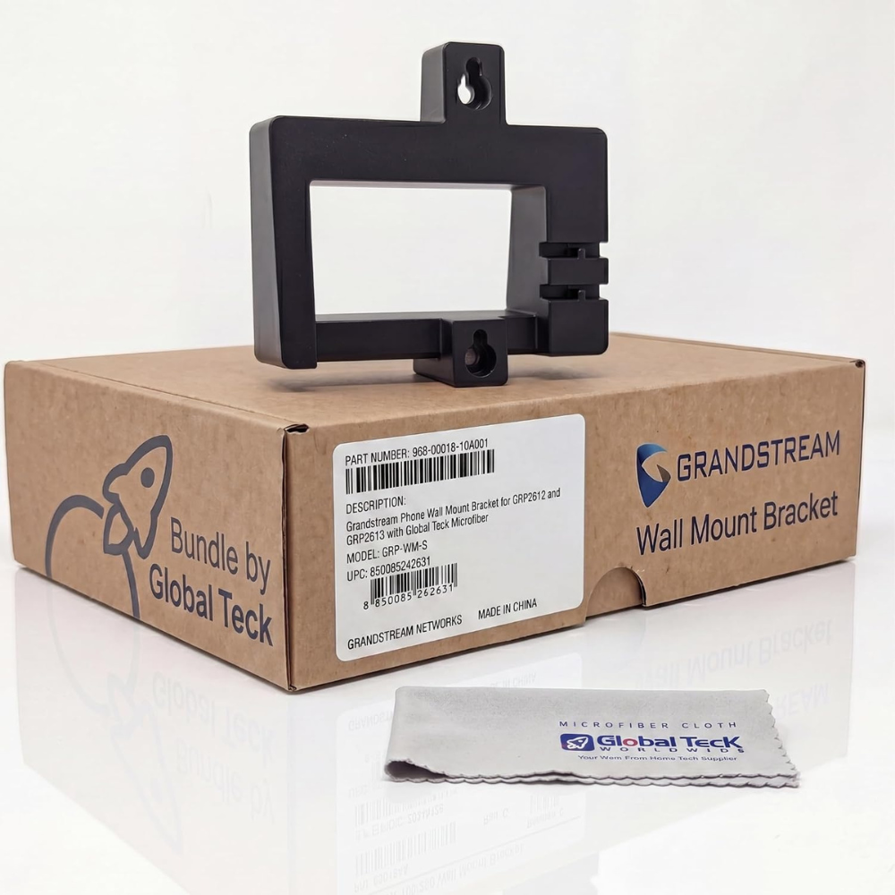 Untitled design - 2026-08-04T112526.231 Grandstream Phone Wall Mount Bracket for GRP2612/GRP2613 Desk Phones Only - Image 1