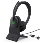 BH74 with Stand ANC Wireless Headset with Microphone for PC